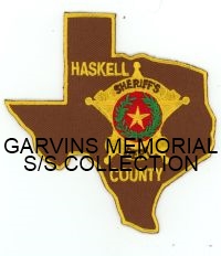 TEXAS,A,HASKELL COUNTY SHERIFF DEPARTMENT 1